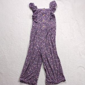 Blumind Girls Purple Ruffle Jumpsuit Size 4